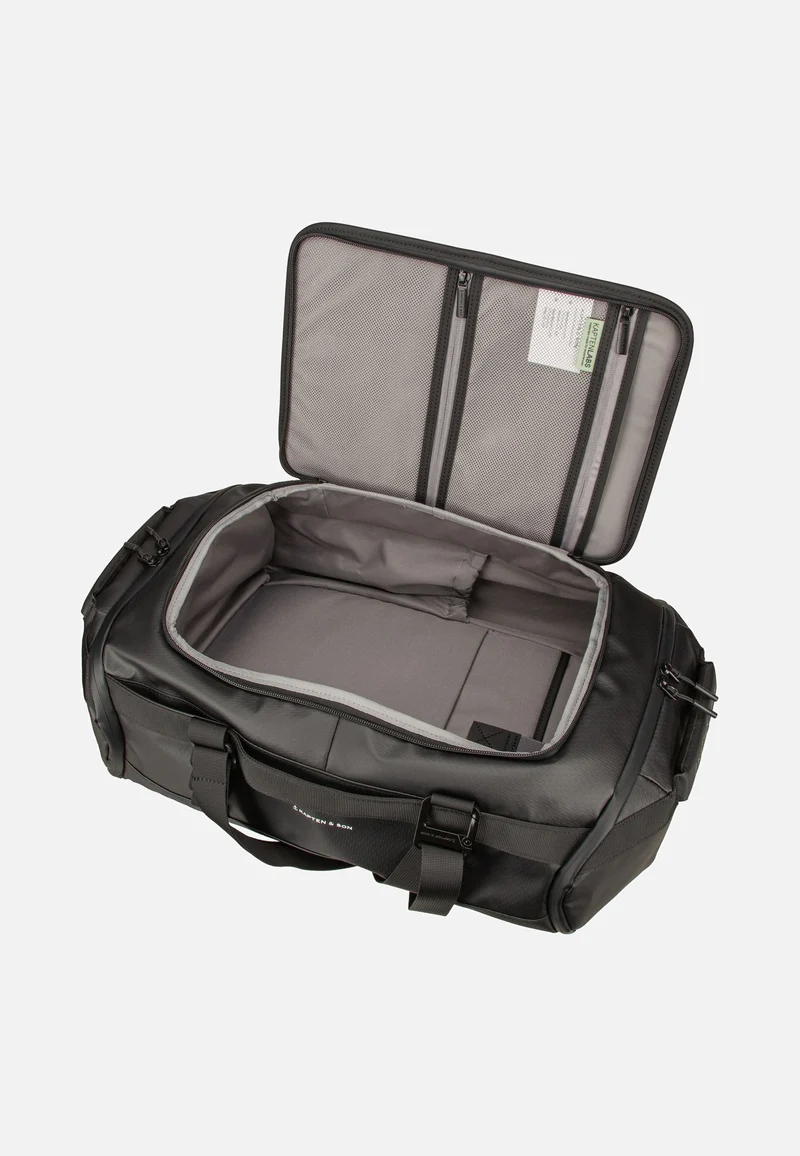 Lisbon Duffle Backpack S All Black - Rucksack
