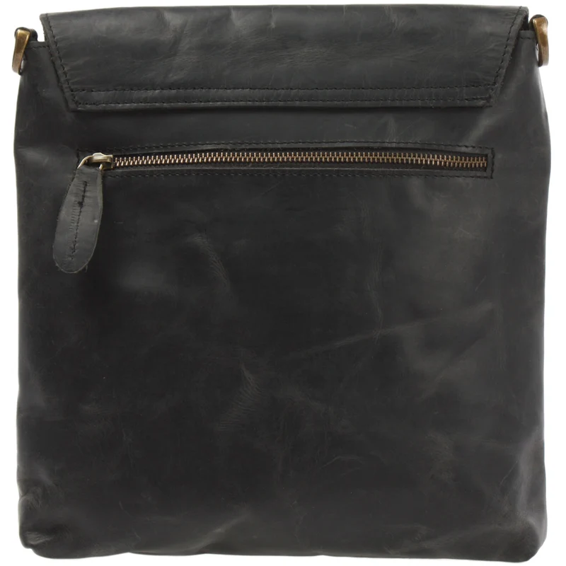 Umhängetasche Ledertasche Schultertasche Leder grau LE3027