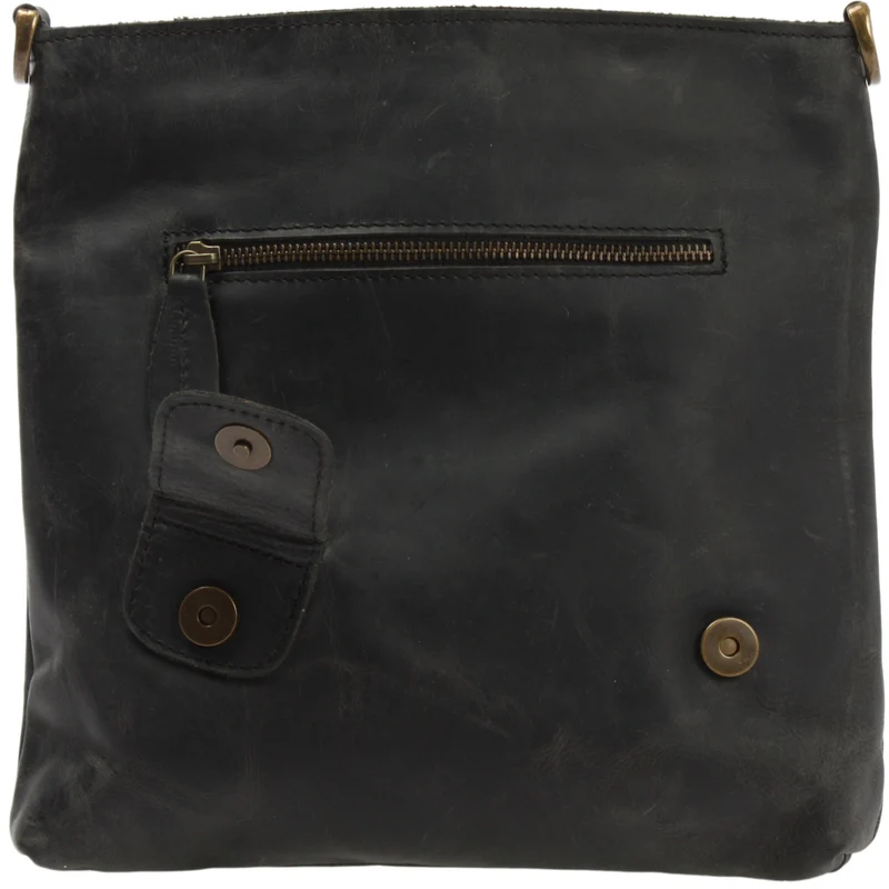 Umhängetasche Ledertasche Schultertasche Leder grau LE3027