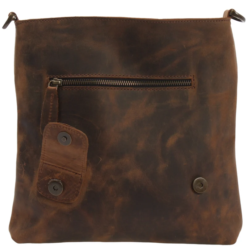Umhängetasche Ledertasche Schultertasche Leder schlamm LE3027
