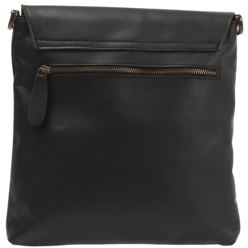 Umhängetasche Ledertasche Schultertasche Leder schwarz LE3027