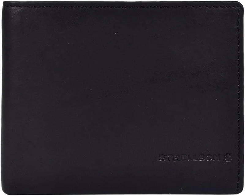 Strellson Myles Geldbörse Brick Lane  Herren Lederbörse mit RFID-Schutz Myles sh8 black