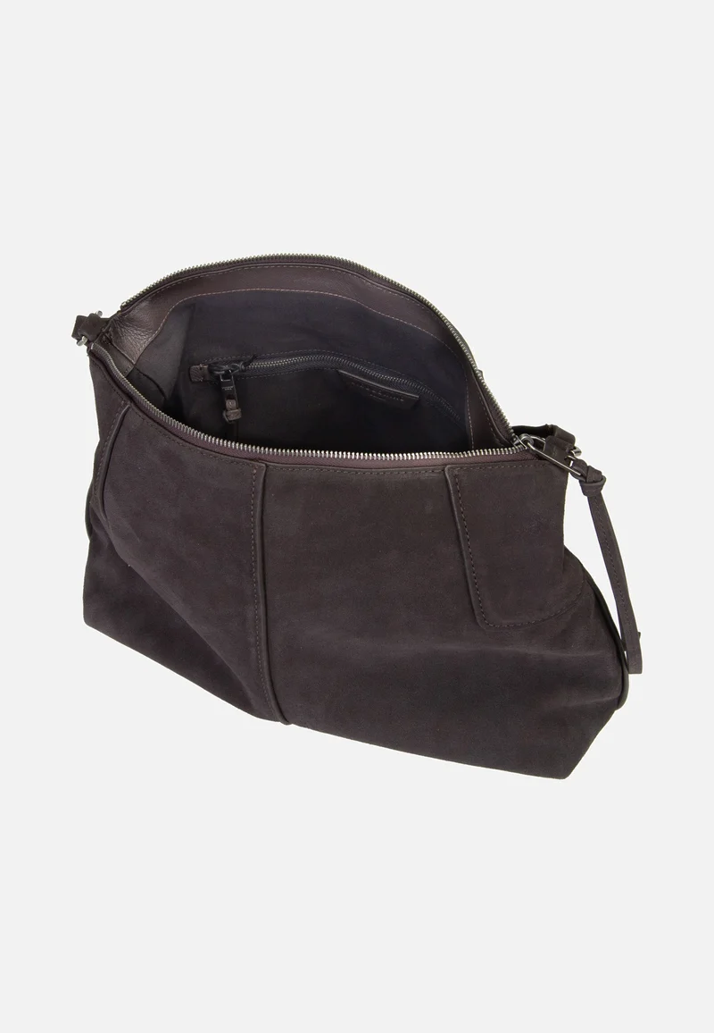 Mila Hydro Suede Deep Soil - Hobo Bag