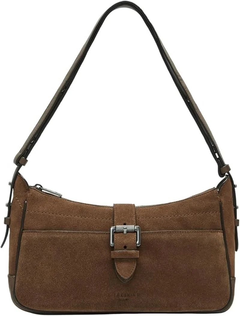 Liebeskind Berlin Handtasche Schultertasche S Ren Suede Hobo Braun