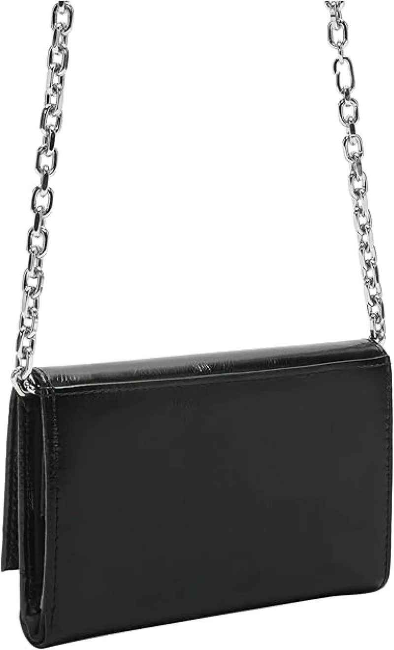 Liebeskind Berlin Handtasche Börse Malia L WALLET L Lack Distressed blackSchwarz