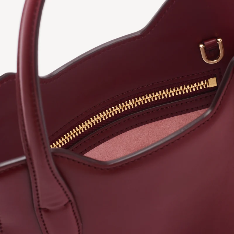 Mini Swaine Tote - Bordeaux