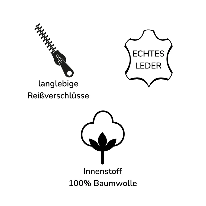 kleine Freizeittasche Umhängetasche Schultertasche Leder schwarz LE3042