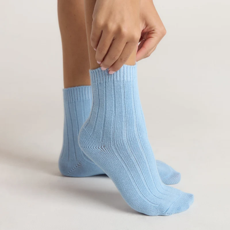 Dicke Gerippte Socken (3er-Pack) - Bunt
