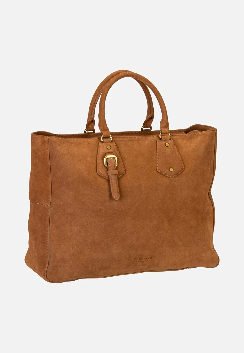 Cora L Suede Brown - Satchel