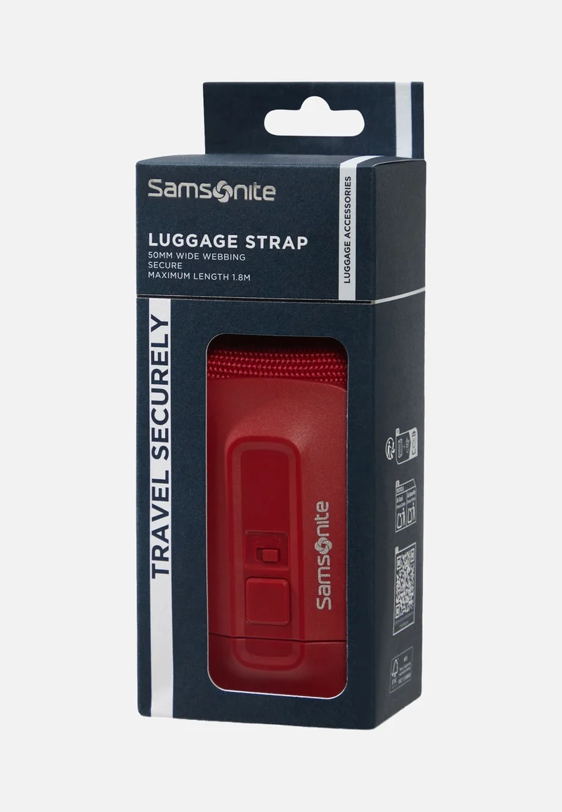 Luggage Strap 50mm Red - Taschengurt