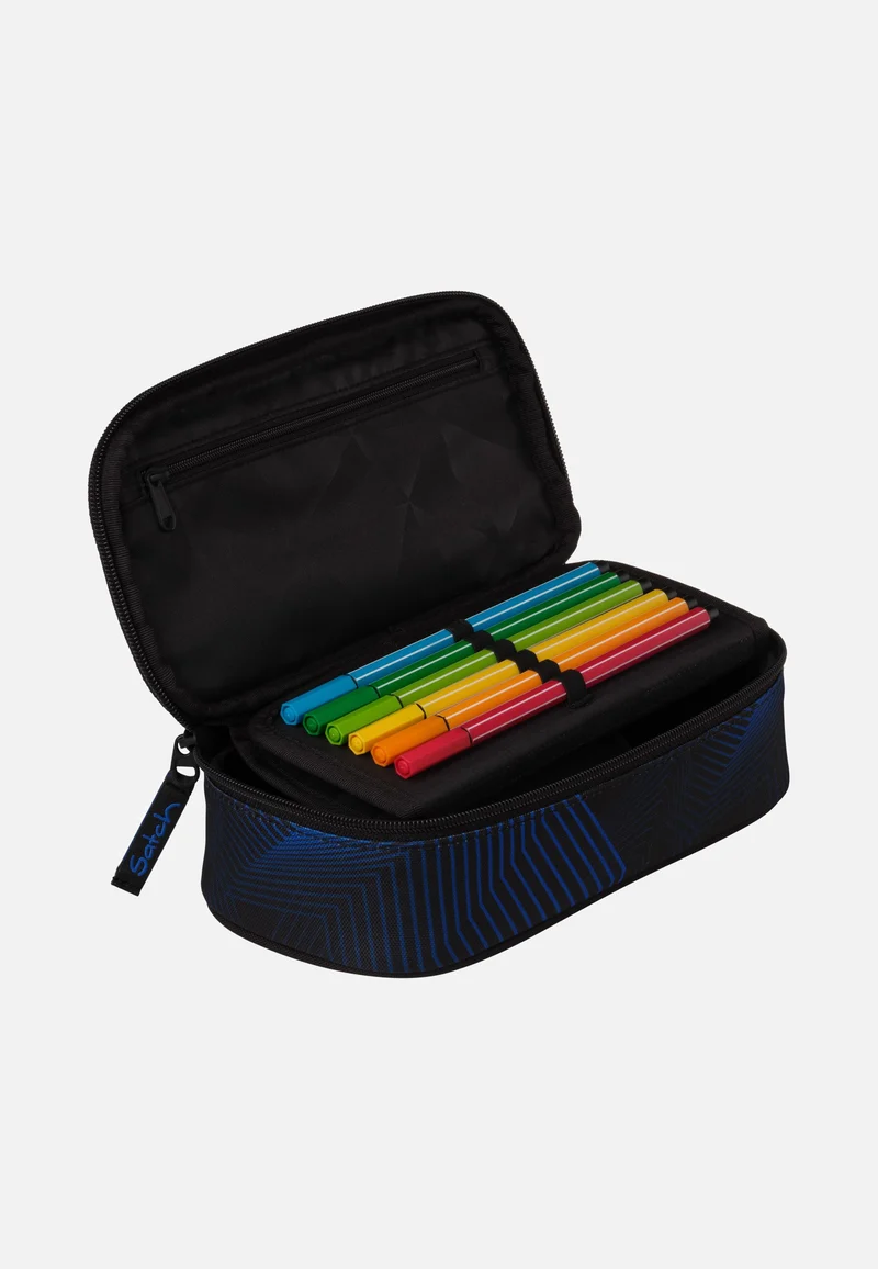Schlamperbox Seismic Blue - Federmappe