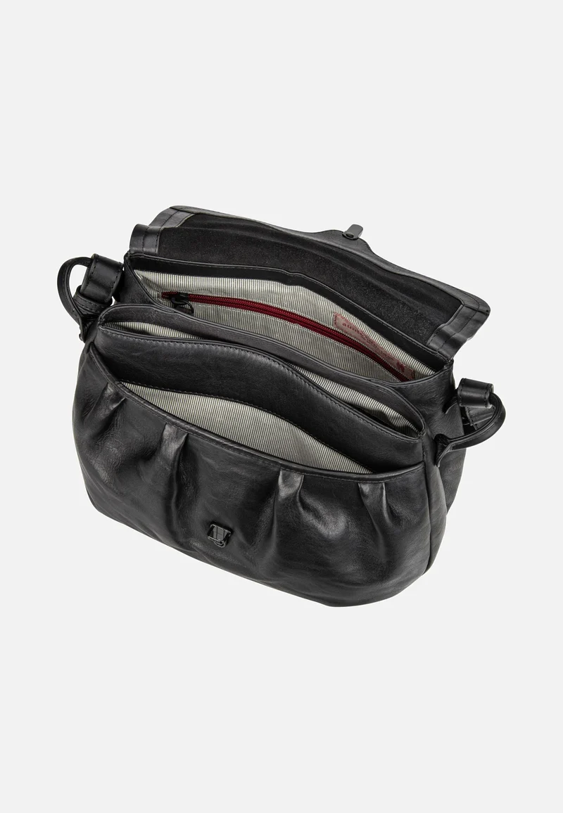 Mrs. Pineapple Pie Black Smoke - Saddle Bag