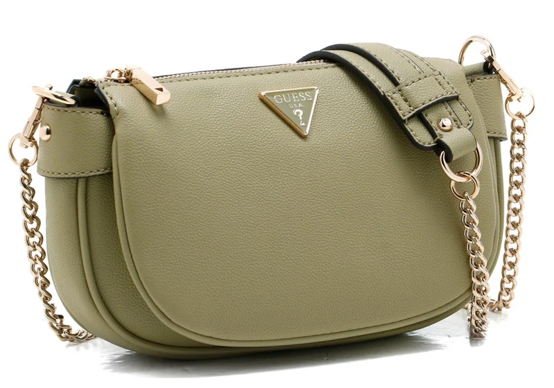 Guess Fedora Shoulder Bag Sage