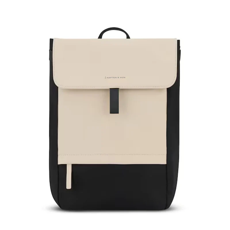 Kapten & Son Rucksack New Fyn Cream Schwarz