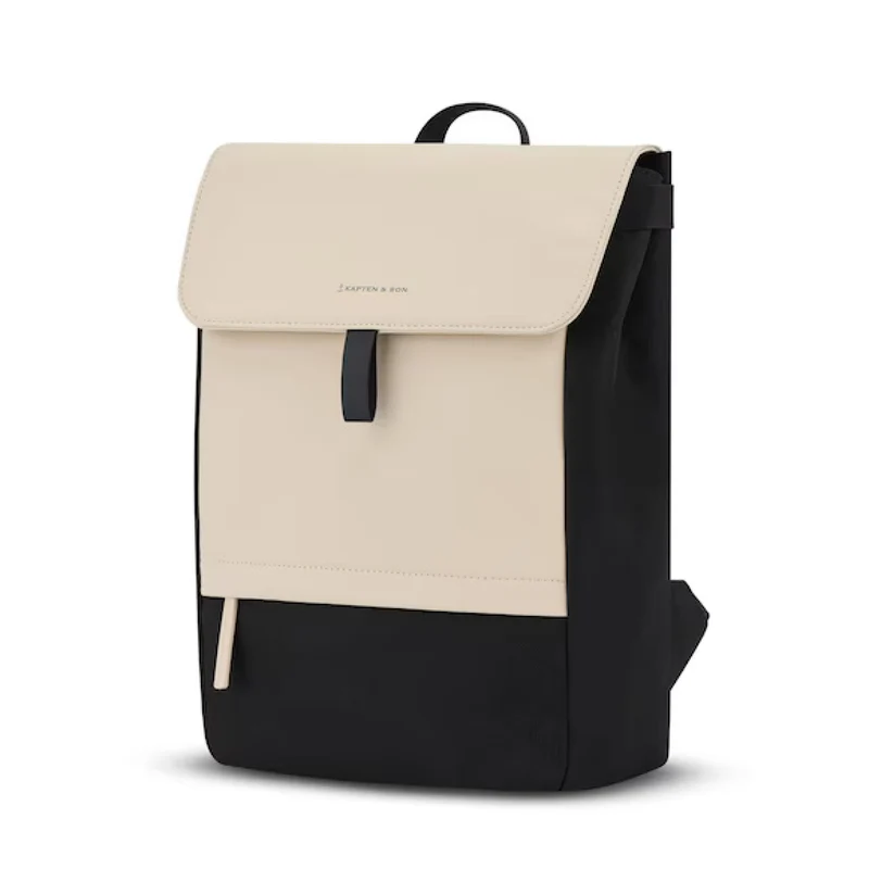 Kapten & Son Rucksack New Fyn Cream Schwarz