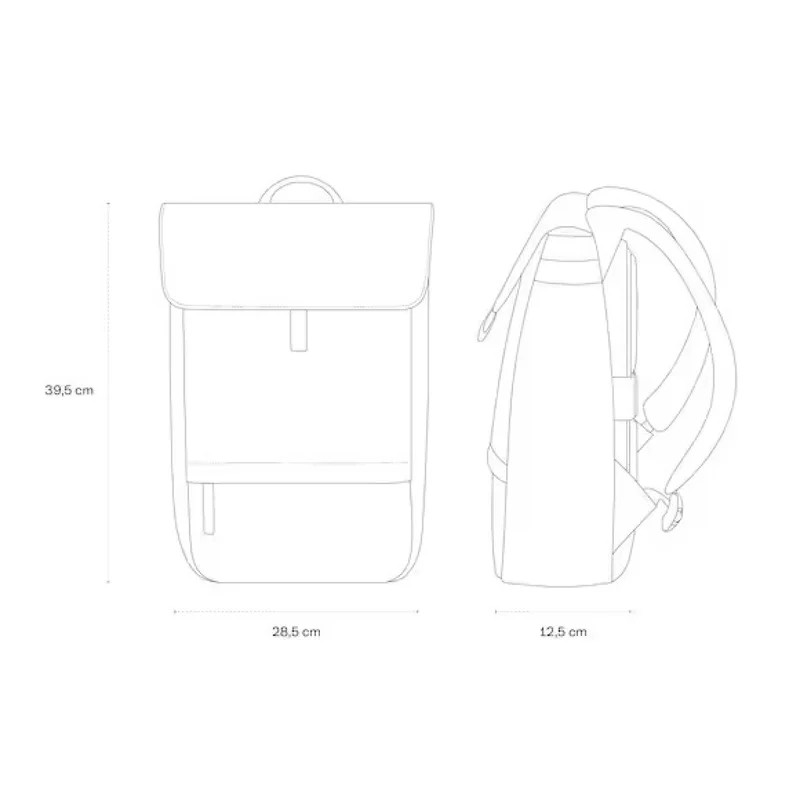 Kapten & Son Rucksack New Fyn Cream Schwarz