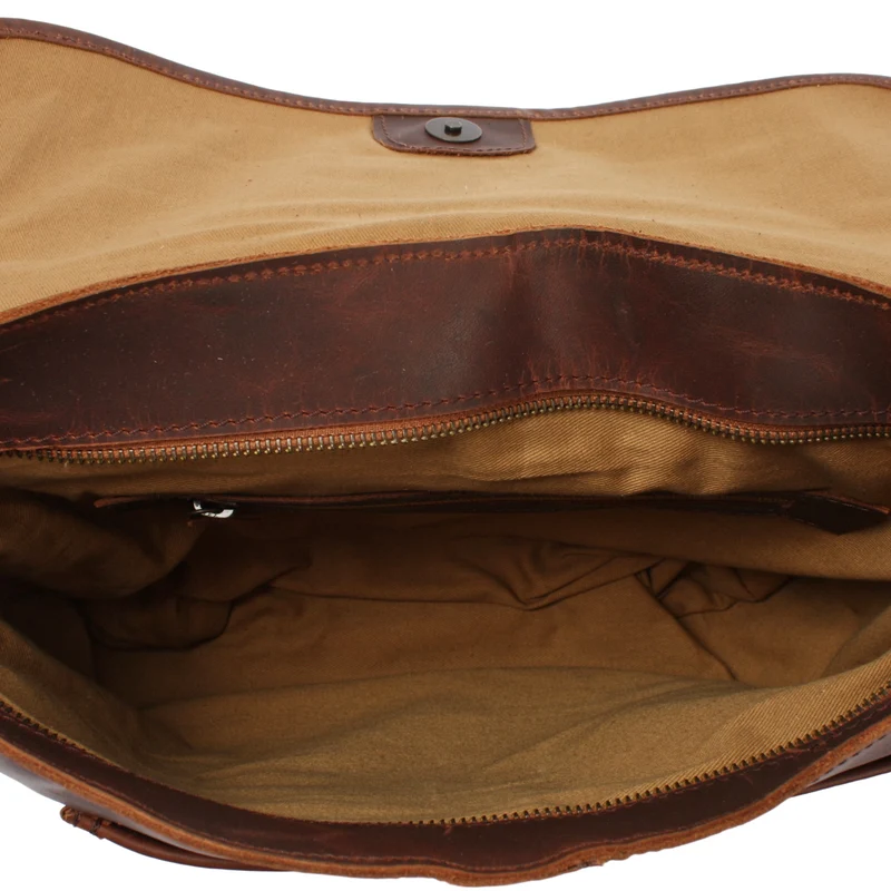 Umhängetasche Damen Schultertasche Damentasche Handtasche Leder braun LE3053
