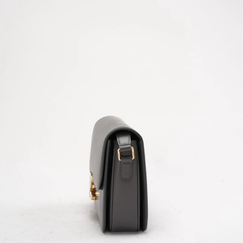 Celine Gray Triomphe Crossbody Small Calfskin 2019