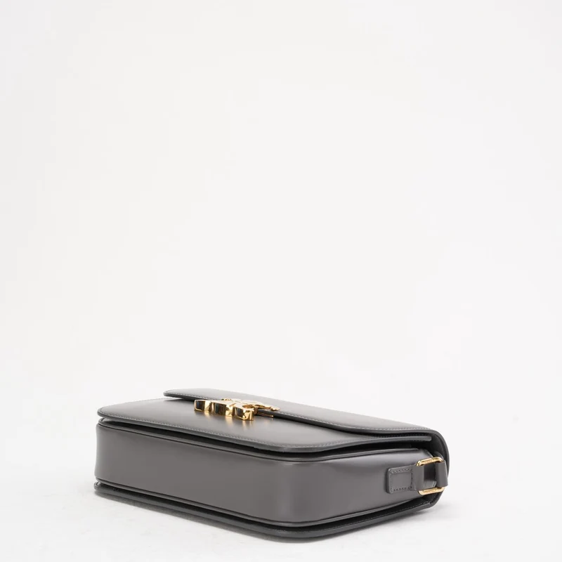 Celine Gray Triomphe Crossbody Small Calfskin 2019