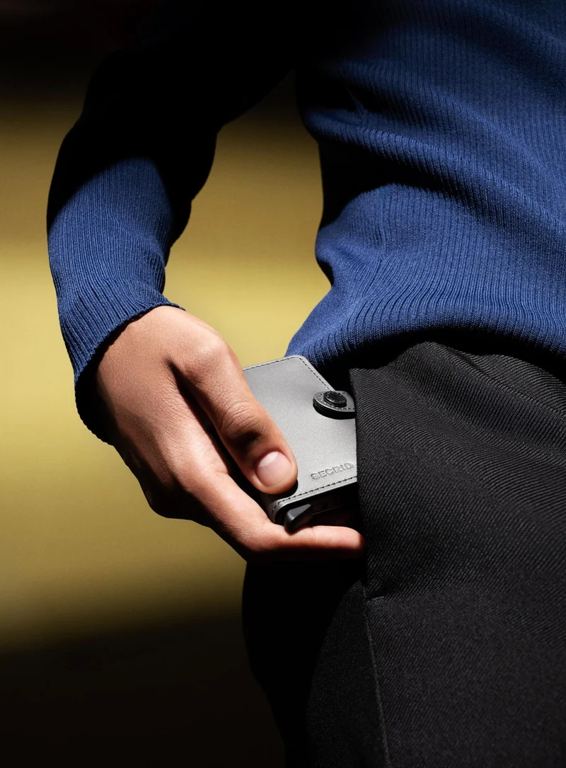 Secrid Miniwallet matte satin Steel grey