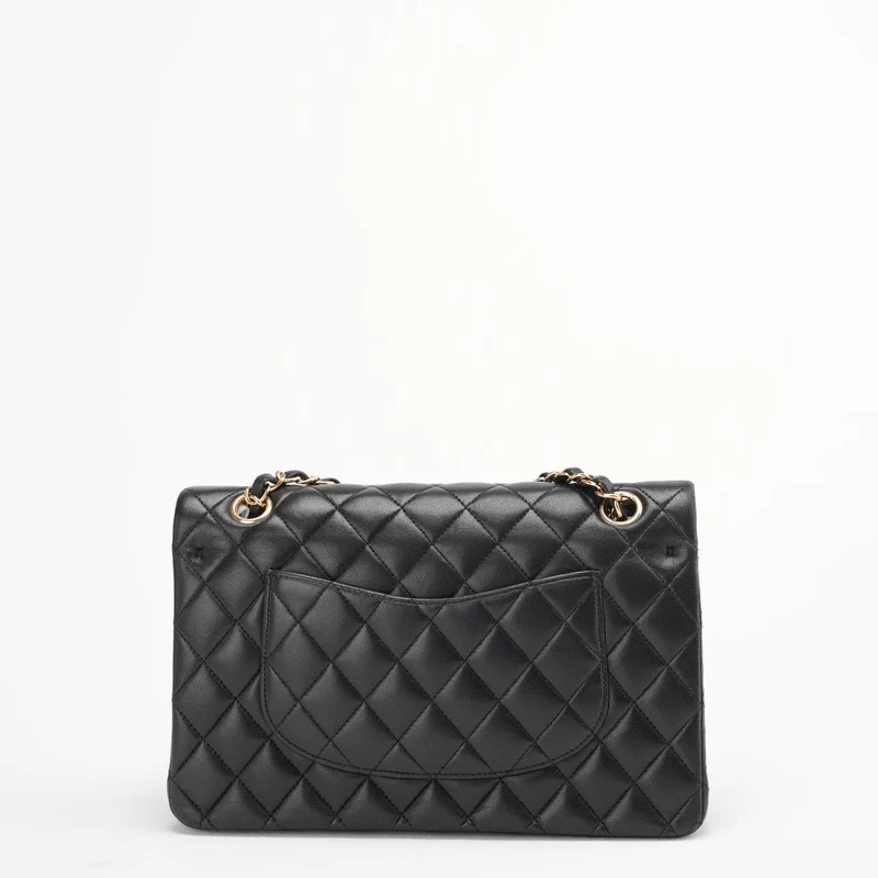 Chanel Classic Double Flap Bag Schwarz Medium