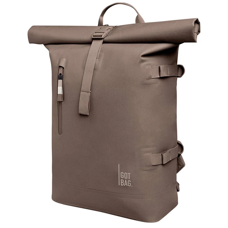 Got Bag ROLLTOP 2.0 Backpack Rucksack 15" monochrome oyster braun