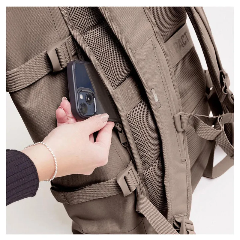 Got Bag ROLLTOP 2.0 Backpack Rucksack 15" monochrome oyster braun