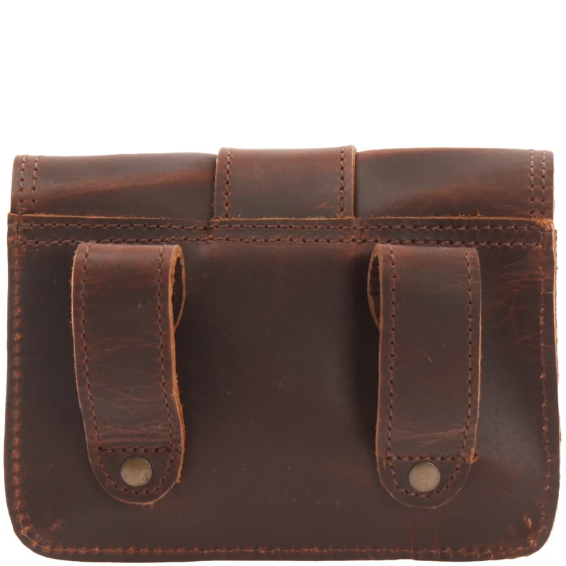 Gürteltasche Bauchtasche Hüfttasche Damen Herren Rindsleder braun LE9005