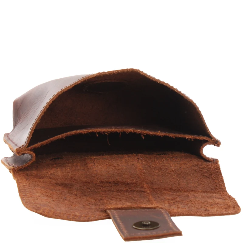 Gürteltasche Bauchtasche Hüfttasche Damen Herren Rindsleder braun LE9005