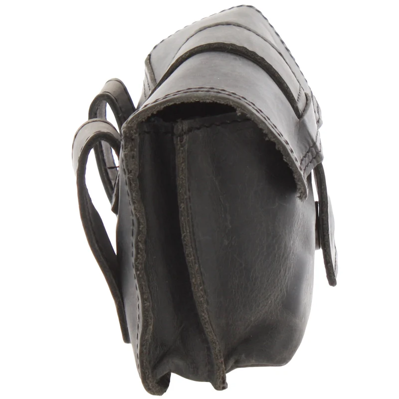 Gürteltasche Bauchtasche Hüfttasche Damen Herren Rindsleder grau LE9005