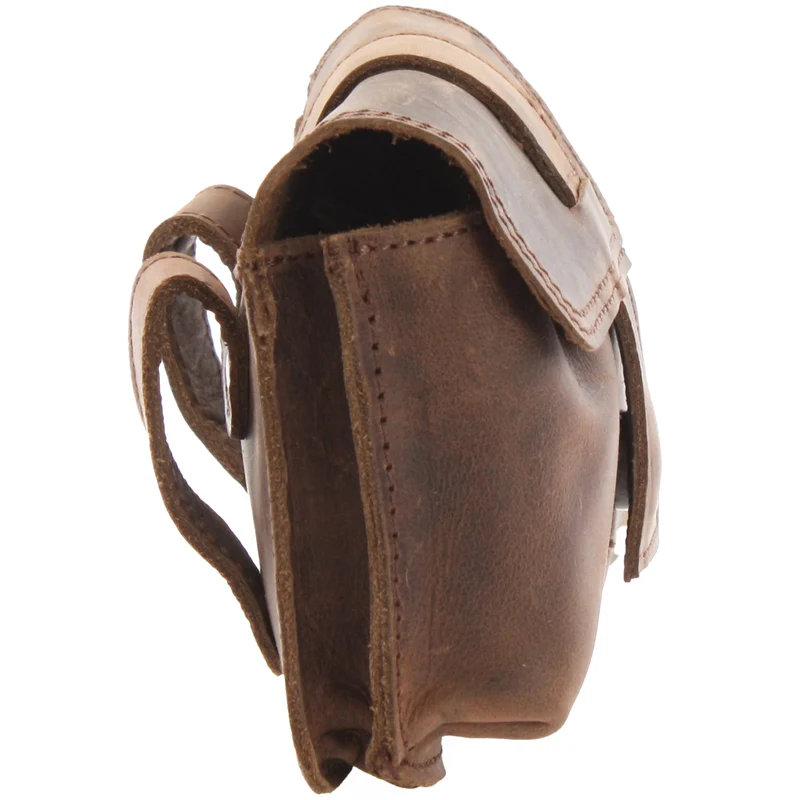 Gürteltasche Bauchtasche Hüfttasche Damen Herren Leder schlamm LE9005