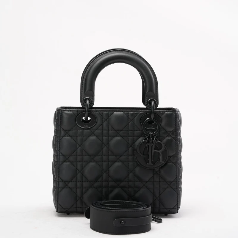 Christian Dior Black Cannage Small Lady Dior 2020