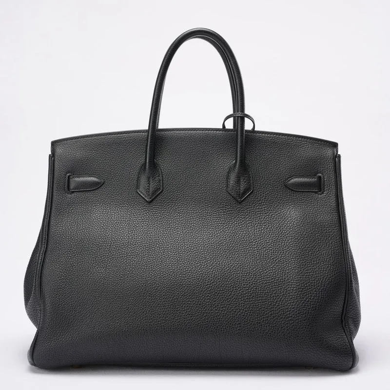 Hermes Black Birkin 35 Togo Leder 2012