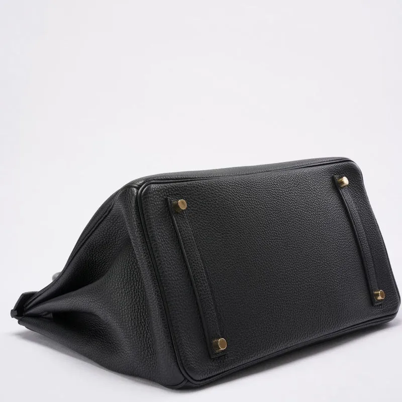 Hermes Black Birkin 35 Togo Leder 2012