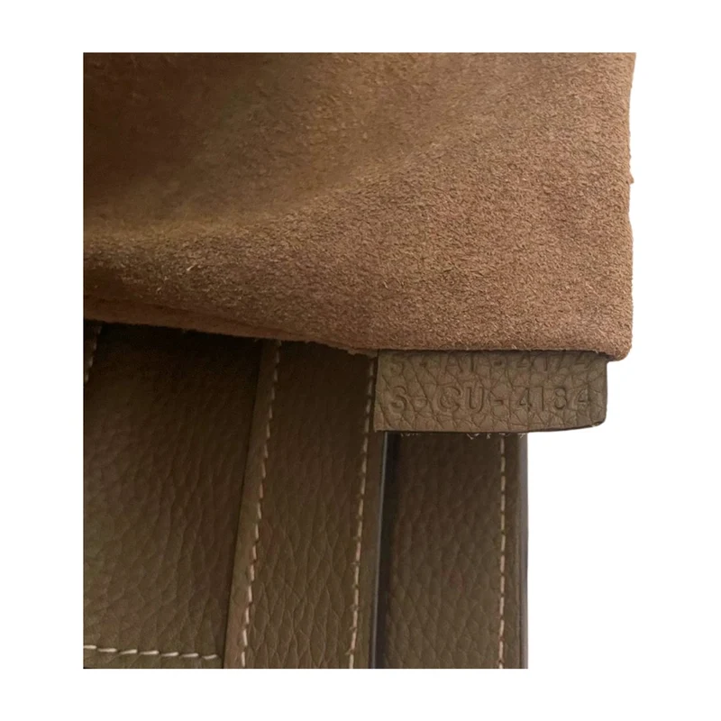 CELINE Micro Luggage Lederhandtasche in Grau