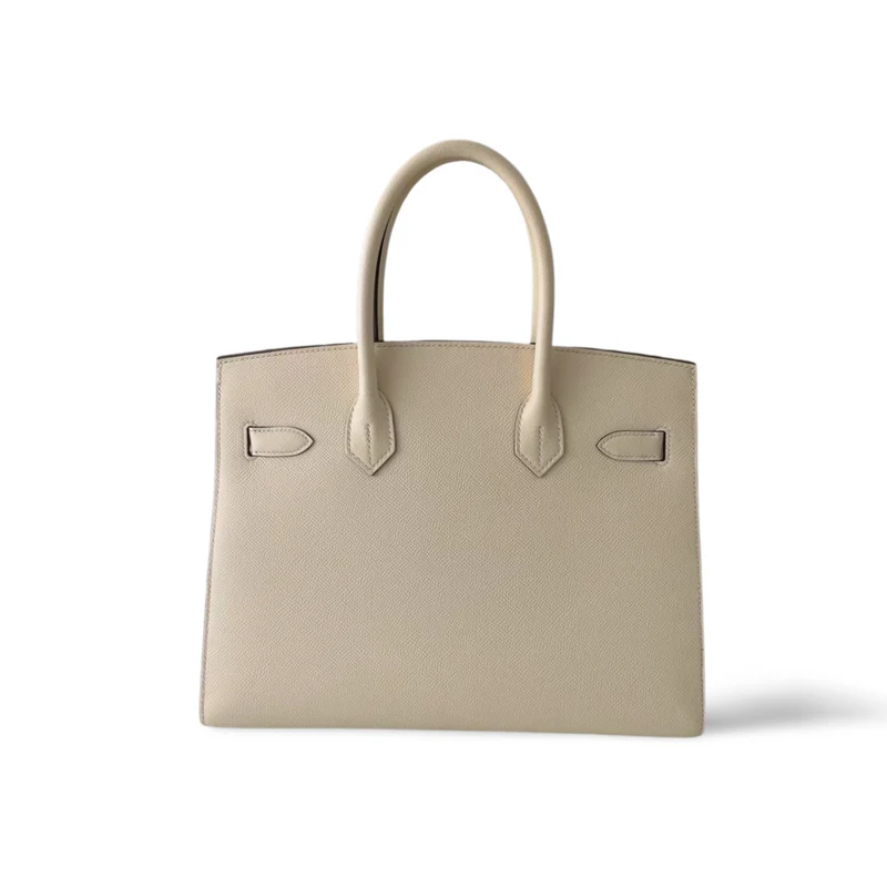 Hermès Birkin Bag 30 cm Sellier aus Nata Epsom Leder, goldfarbene Hardware, 2021