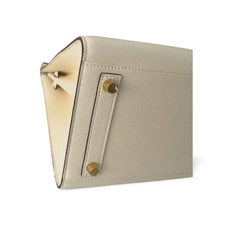 Hermès Birkin Bag 30 cm Sellier aus Nata Epsom Leder, goldfarbene Hardware, 2021