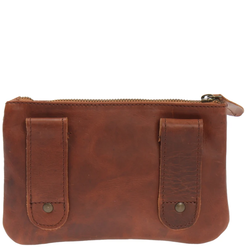 Gürteltasche Bauchtasche Hüfttasche Damen Herren Rindsleder braun LE9019