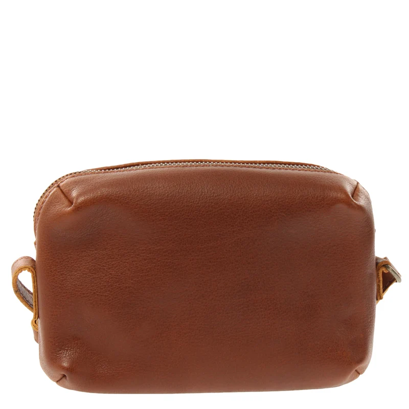kleine Umhängetasche Ledertasche Damentasche Schultertasche Leder braun LE3080