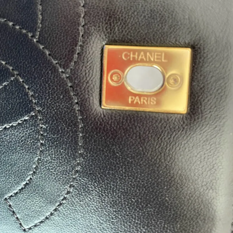 Chanel Schwarze kleine Trendy CC Tasche aus Lammleder 2020