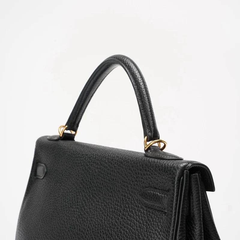 Hermes Black Kelly 32 Retourne Togo Leder 2011