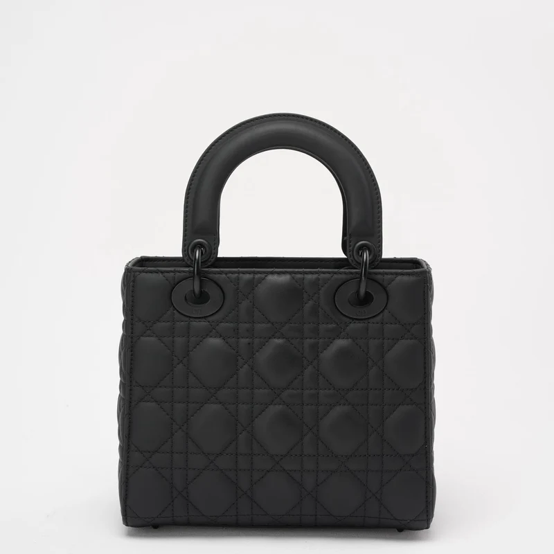 Christian Dior Cannage Klein Mein ABC Dior Lady Dior Schwarz