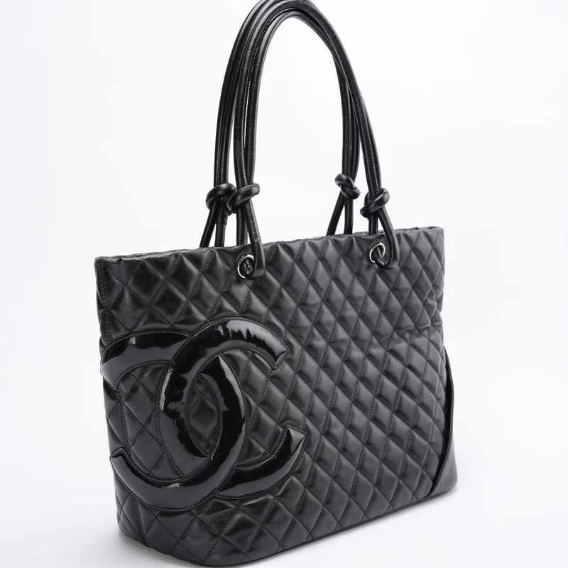 Chanel Black Cambon Tragetasche 2010-2011