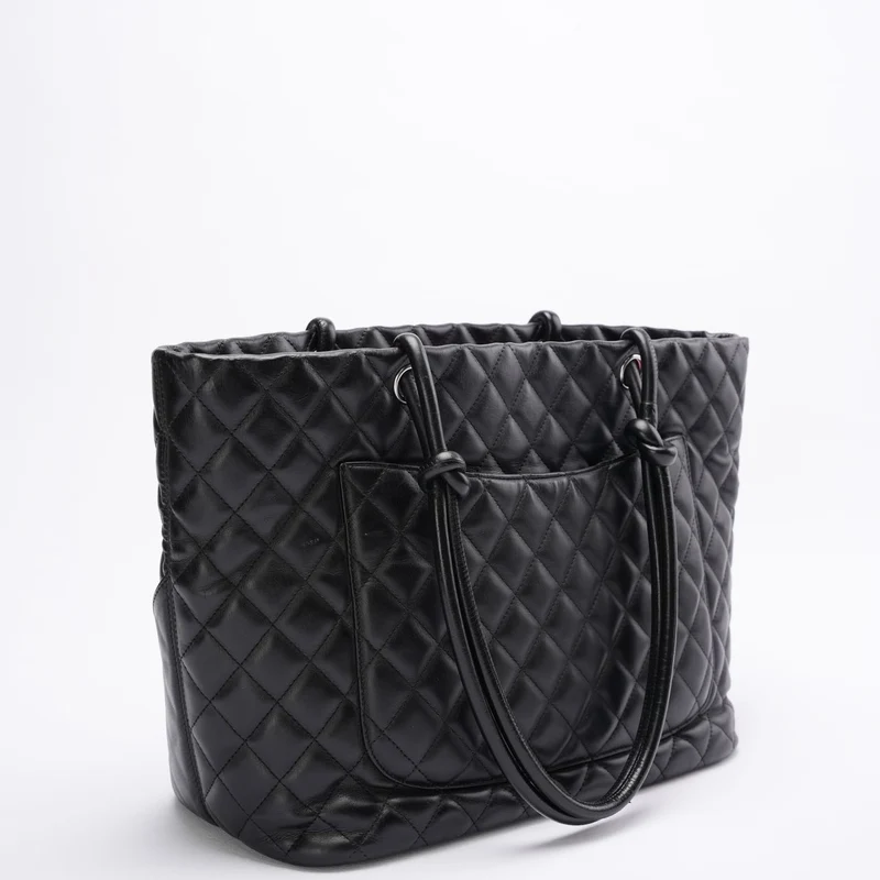Chanel Black Cambon Tragetasche 2010-2011