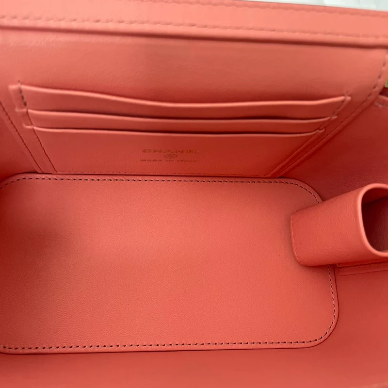 Chanel Vanity Rechteckige Henkeltasche Pink