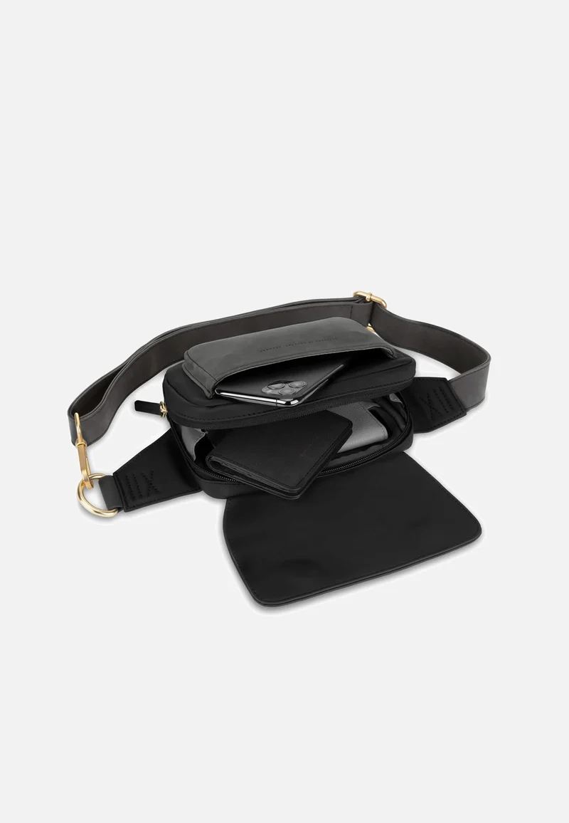 Visby All Black - Bauchtasche