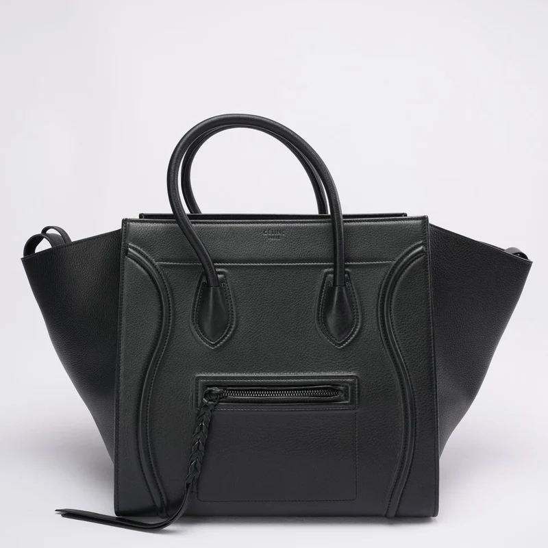 Celine Schwarze Phantom Luggage Tote Bag 2014