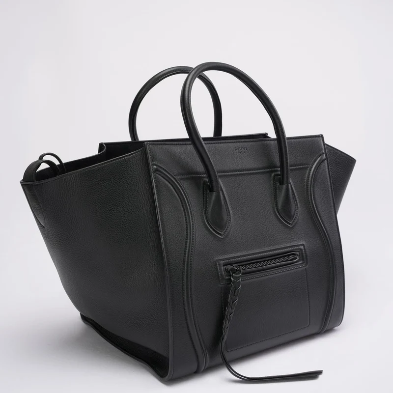 Celine Schwarze Phantom Luggage Tote Bag 2014