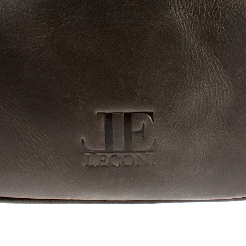 Schultertasche Ledertasche Handtasche Leder dunkelgrau LE0063