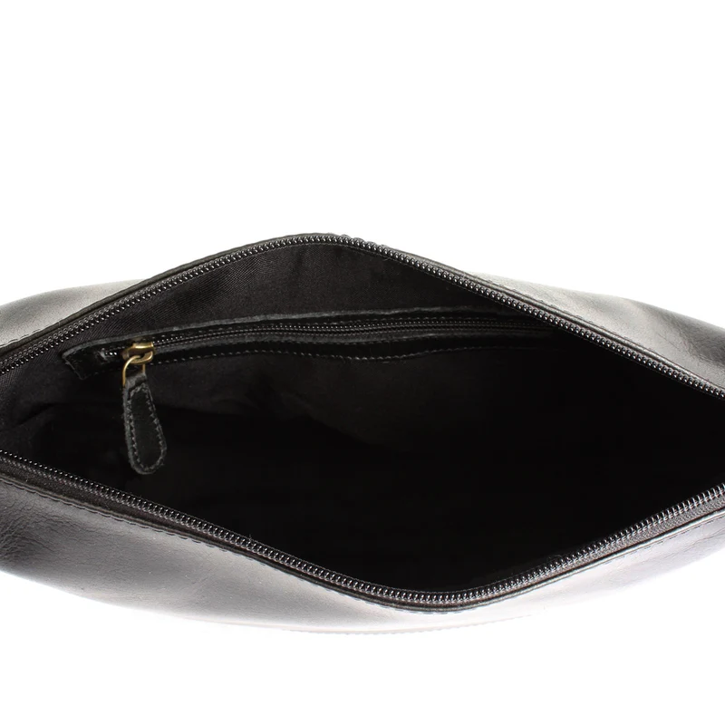 Umhängetasche Beuteltasche Ledertasche Damentasche Leder schwarz LE0064